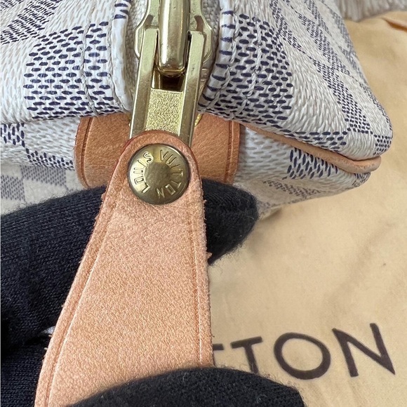 SOLD Authentic LOUIS VUITTON SPEEDY 25 Damier Azur - Picture 10 of 10